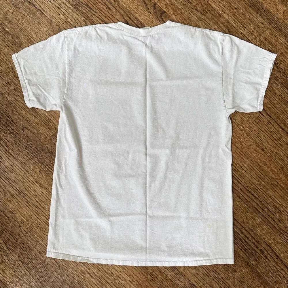 Vintage 90s Cafe Du Monde Coffee Stand New Orleans Louisiana T-Shirt L Beignets - Picture 4 of 4
